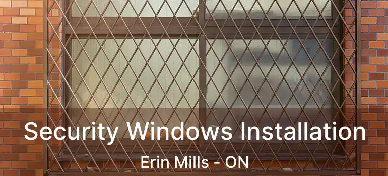  Security Windows Installation Erin Mills - ON