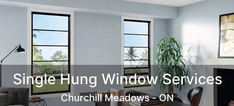  Single Hung Window Services Churchill Meadows - ON
