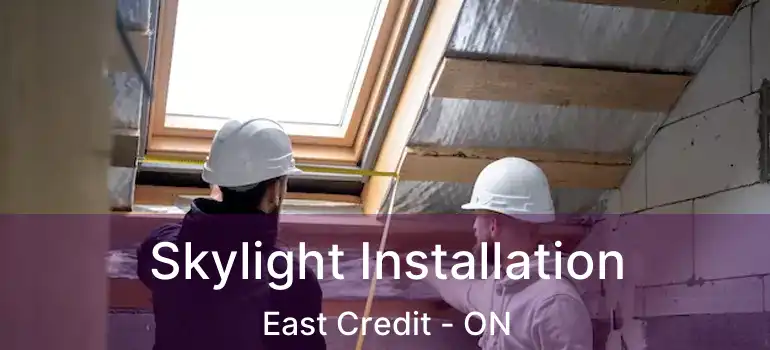  Skylight Installation East Credit - ON