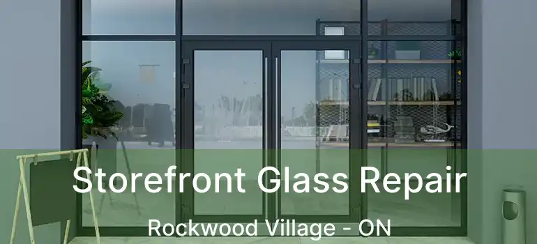  Storefront Glass Repair Rockwood Village - ON