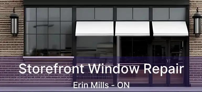  Storefront Window Repair Erin Mills - ON