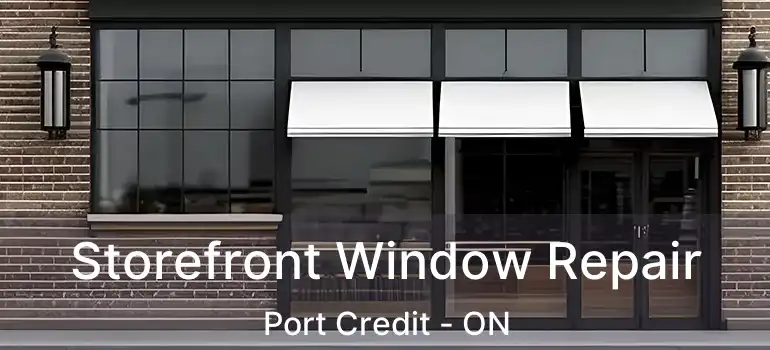  Storefront Window Repair Port Credit - ON