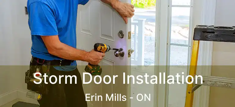  Storm Door Installation Erin Mills - ON
