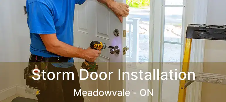  Storm Door Installation Meadowvale - ON