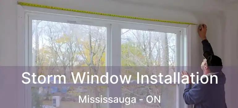  Storm Window Installation Mississauga - ON