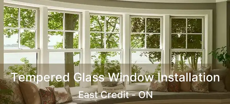  Tempered Glass Window Installation East Credit - ON