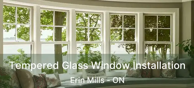  Tempered Glass Window Installation Erin Mills - ON