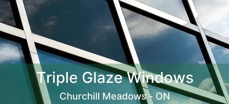  Triple Glaze Windows Churchill Meadows - ON