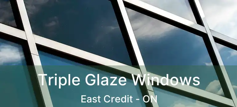  Triple Glaze Windows East Credit - ON