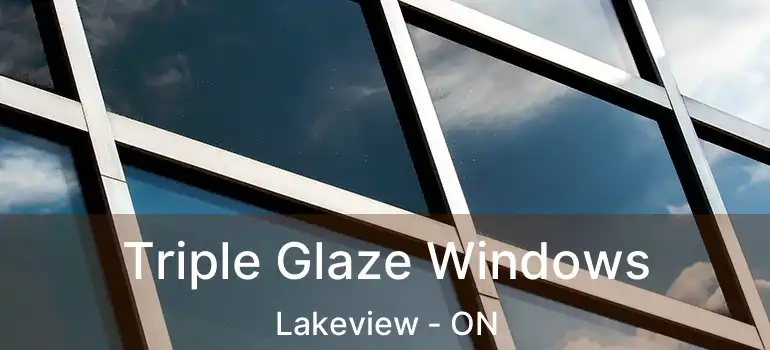  Triple Glaze Windows Lakeview - ON