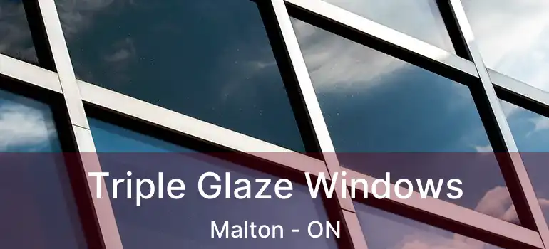  Triple Glaze Windows Malton - ON