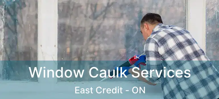  Window Caulk Services East Credit - ON