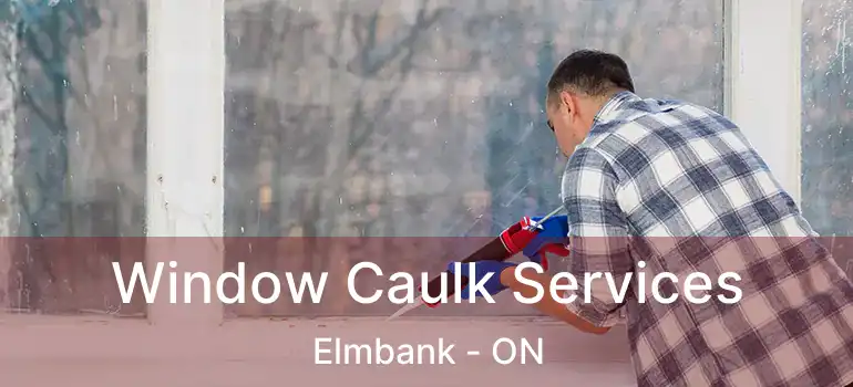  Window Caulk Services Elmbank - ON