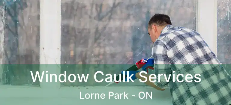  Window Caulk Services Lorne Park - ON