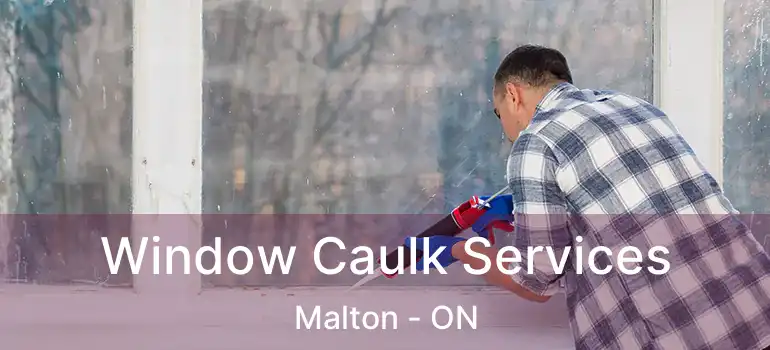  Window Caulk Services Malton - ON