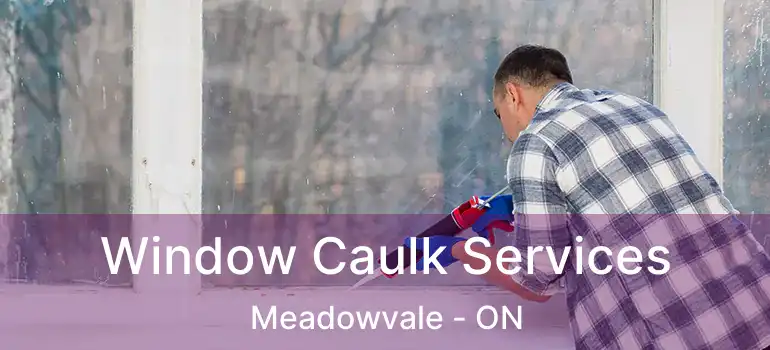  Window Caulk Services Meadowvale - ON
