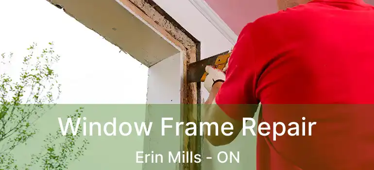  Window Frame Repair Erin Mills - ON