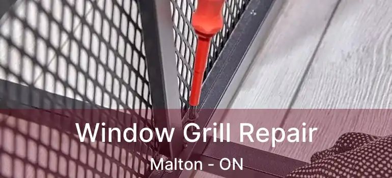  Window Grill Repair Malton - ON