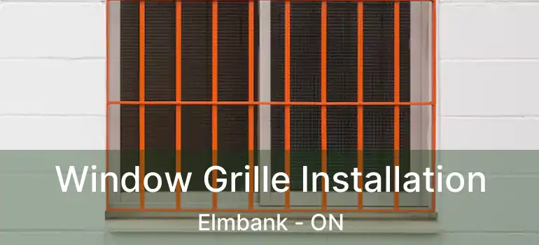  Window Grille Installation Elmbank - ON