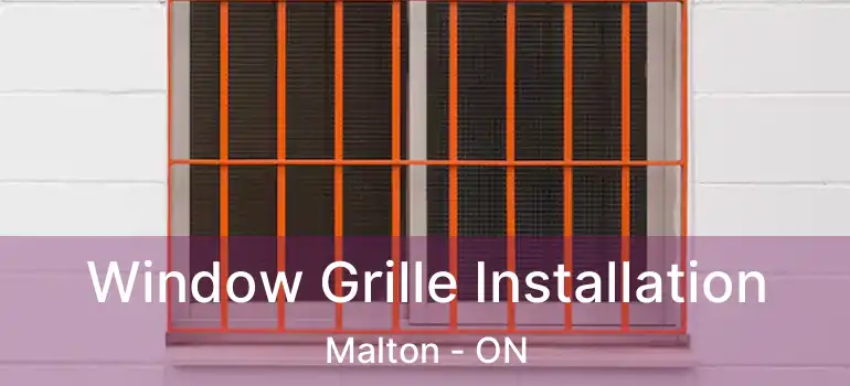  Window Grille Installation Malton - ON