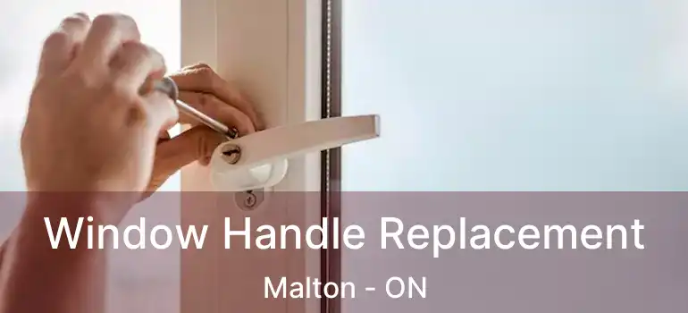  Window Handle Replacement Malton - ON