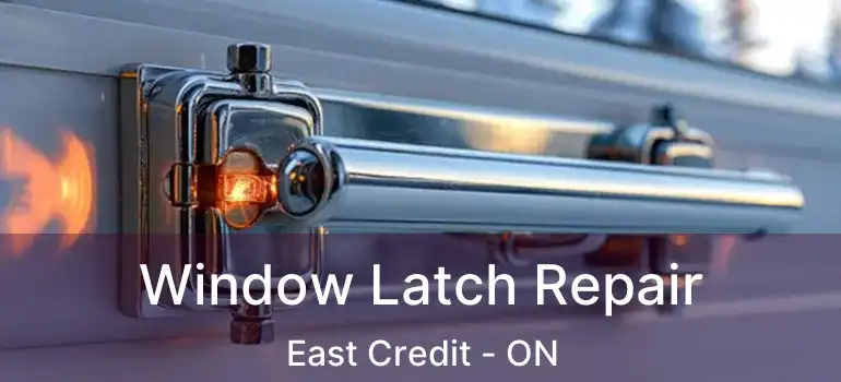 Window Latch Repair East Credit - ON