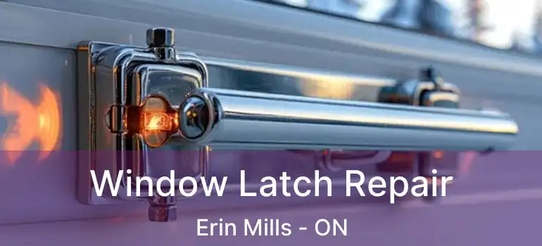  Window Latch Repair Erin Mills - ON