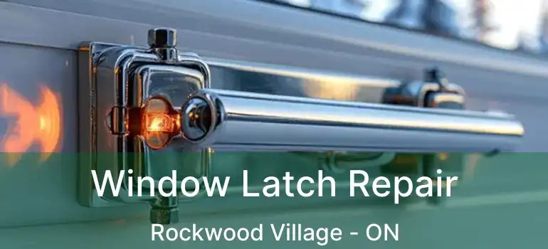 Window Latch Repair Rockwood Village - ON