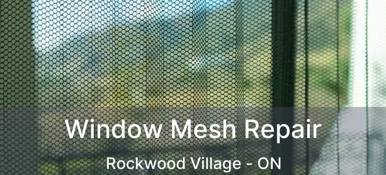  Window Mesh Repair Rockwood Village - ON
