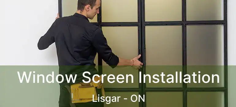  Window Screen Installation Lisgar - ON