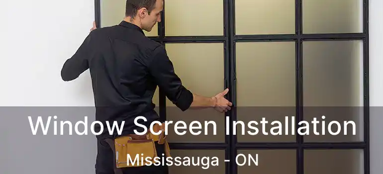  Window Screen Installation Mississauga - ON