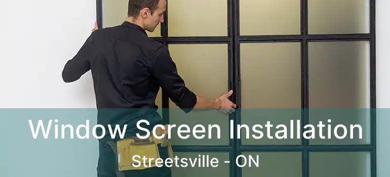  Window Screen Installation Streetsville - ON
