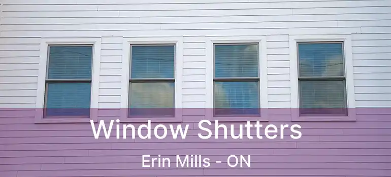  Window Shutters Erin Mills - ON