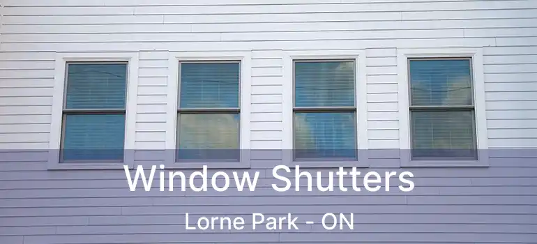  Window Shutters Lorne Park - ON