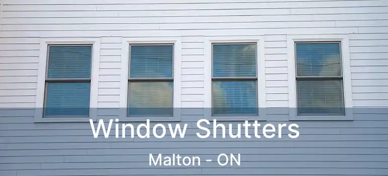 Window Shutters Malton - ON