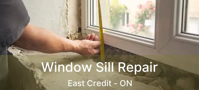  Window Sill Repair East Credit - ON
